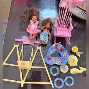 Barbie Vintage heart family pals